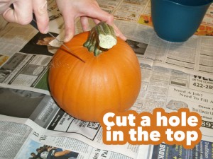 how to make a halloween jack o lantern photo 2